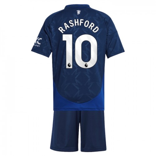 Manchester United Rashford 10 Fotbollströjor Borta 2024-25 - Barn Manchester United Rashford 10 Fotbollströjor Borta 2024-25 - Barn